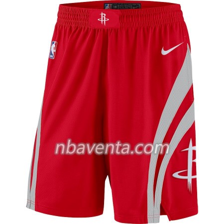 Houston Rockets Hombre Pantalones Rojo 2018-19 Nike Swingman